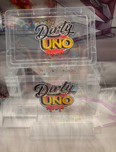 Load image into Gallery viewer, Mini Dirty Uno Game Adult drinking game, shot glasses, game night favorite
