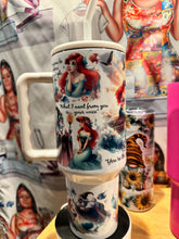 Load image into Gallery viewer, Personalized 40oz tumbler with handle No speaker
