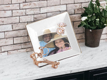 Load image into Gallery viewer, Photo Jewelry Tray Dish Box for Mom, Customized Name on Ring Dish, Mother&#39;s Day Gift ,Custom Jewelry Square Jewelry Tray, bridal shower
