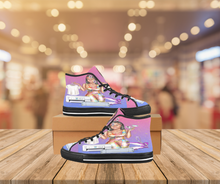 Load image into Gallery viewer, Women Custom High-Top Canvas Sneakers
