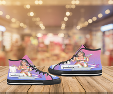 Load image into Gallery viewer, Women Custom High-Top Canvas Sneakers
