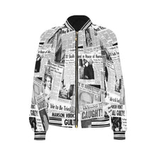Load image into Gallery viewer, True Crime Bomber Jacket

