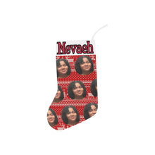 Load image into Gallery viewer, Christmas Photo Stocking Personalized with Name 19&quot; Multiple Face or just about anything you like  | Custom Christmas Funny Stocking Gifts for Family, Friends
