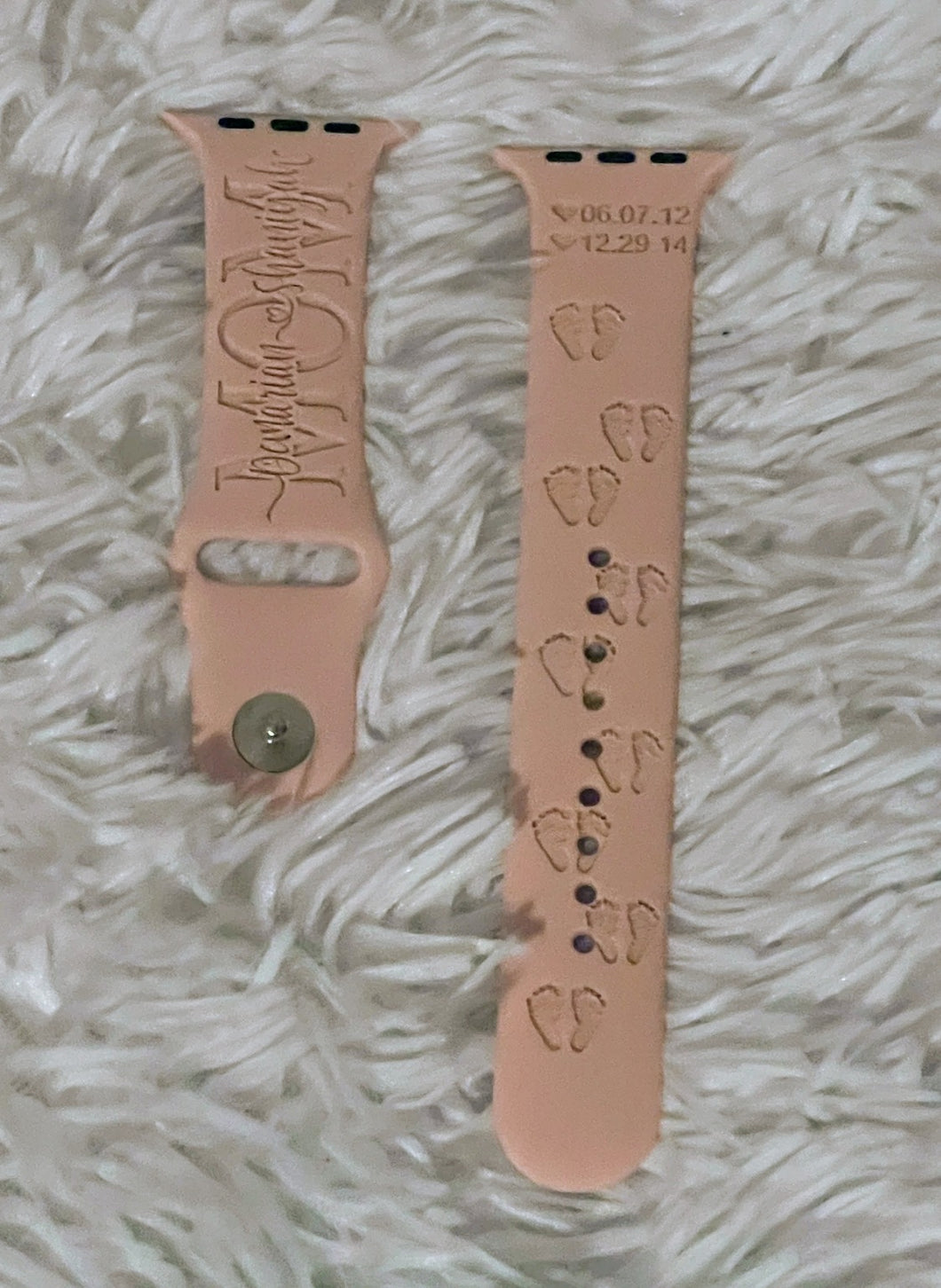 Apple Mom Custom Engraved Watch Bands